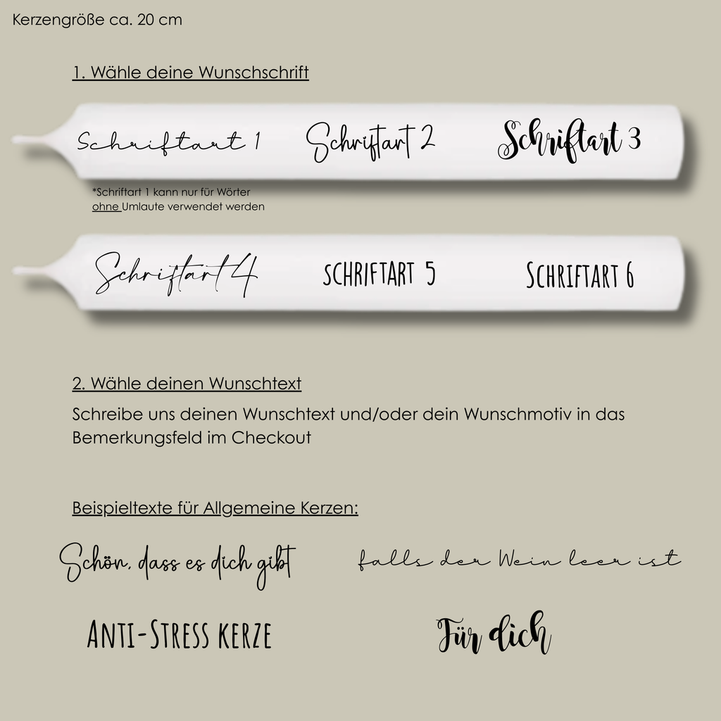 Stabkerzen Allgmein