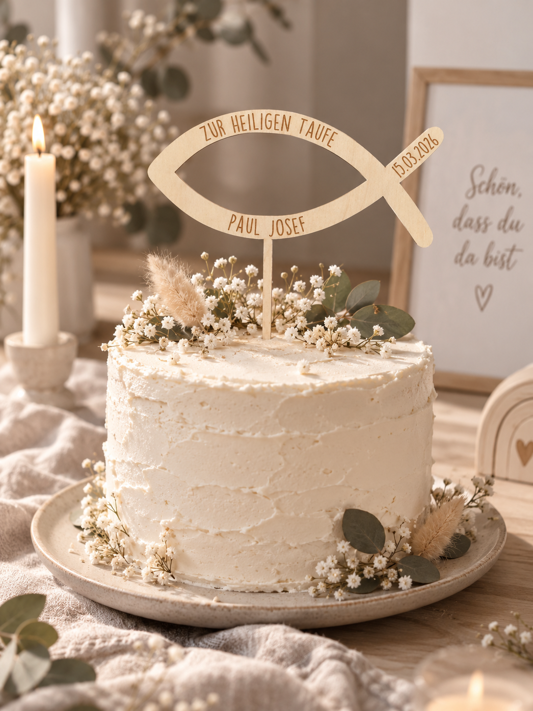 Cake Topper Fisch