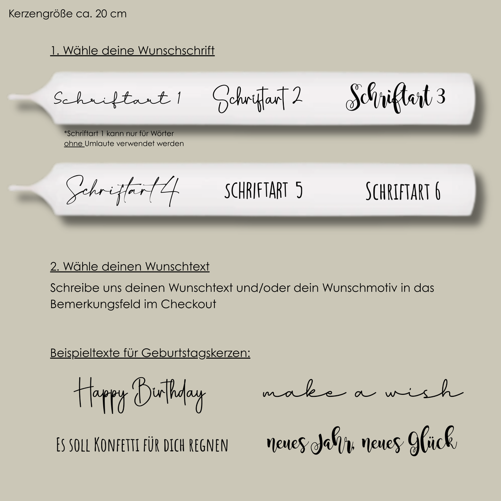 Geburtstagskerzen