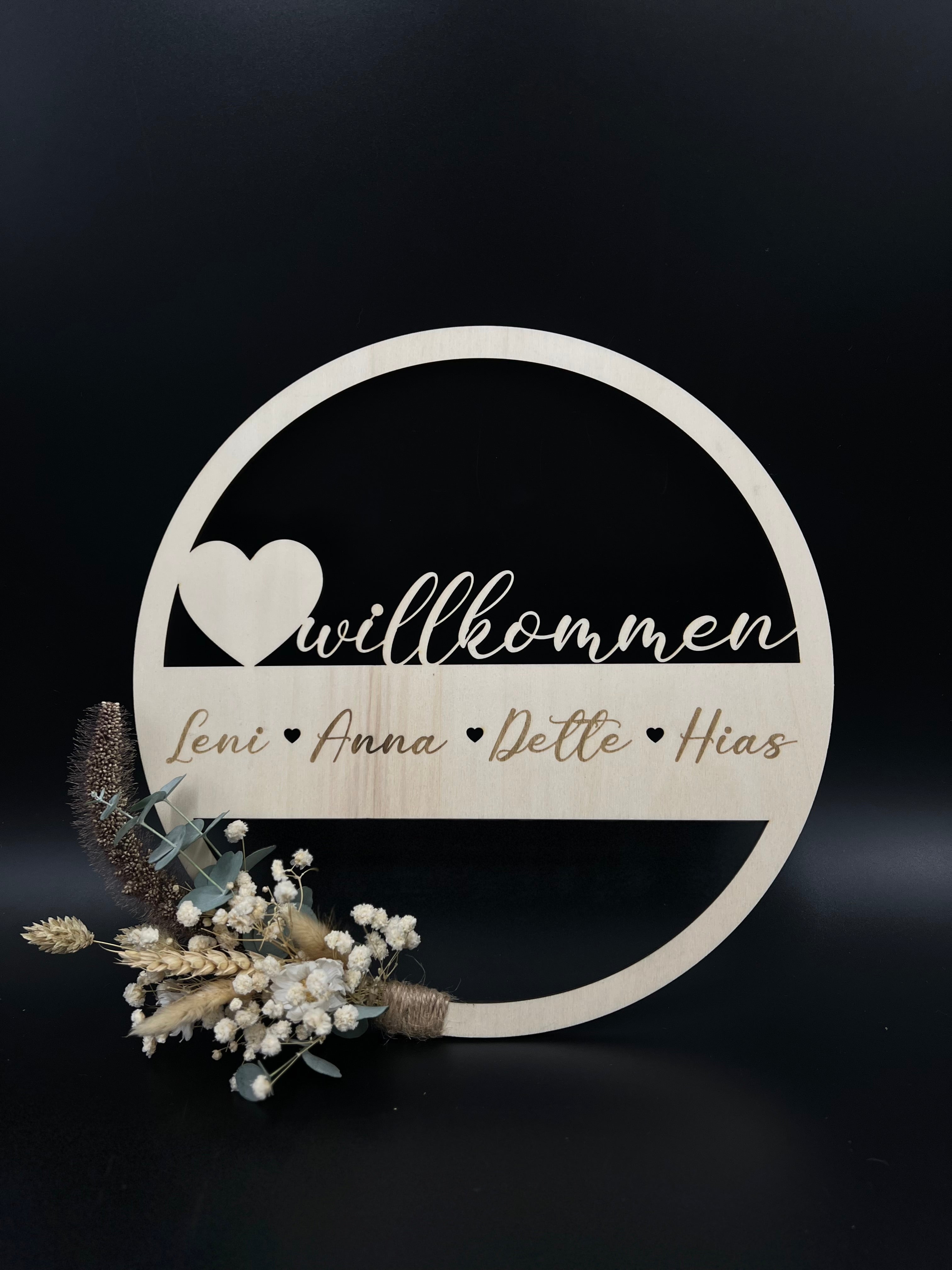 Türschild - 🤍lich Willkommen