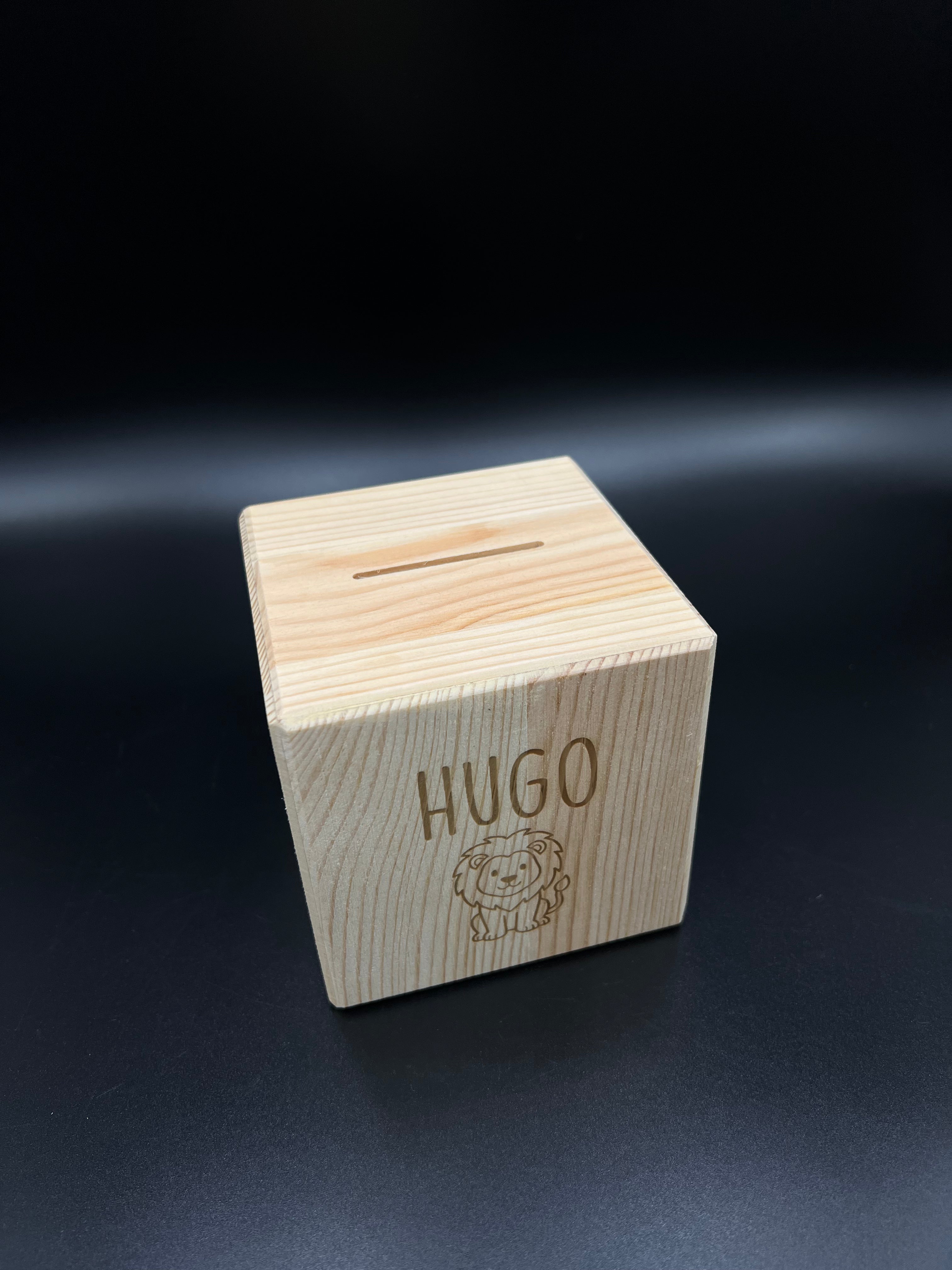 Holzspardose