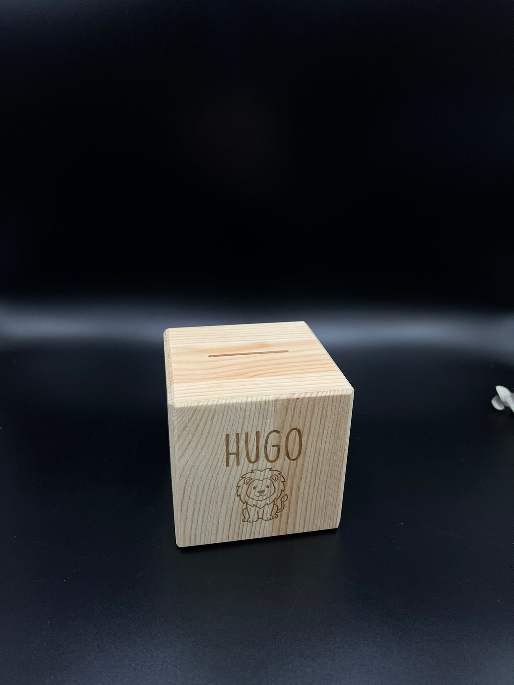 Holzspardose