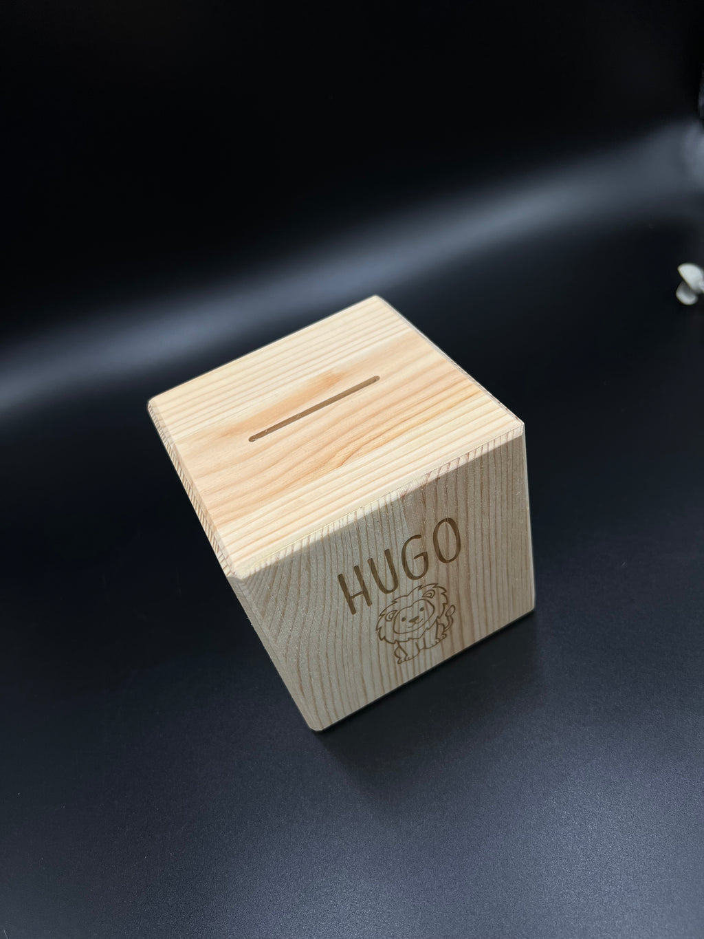 Holzspardose