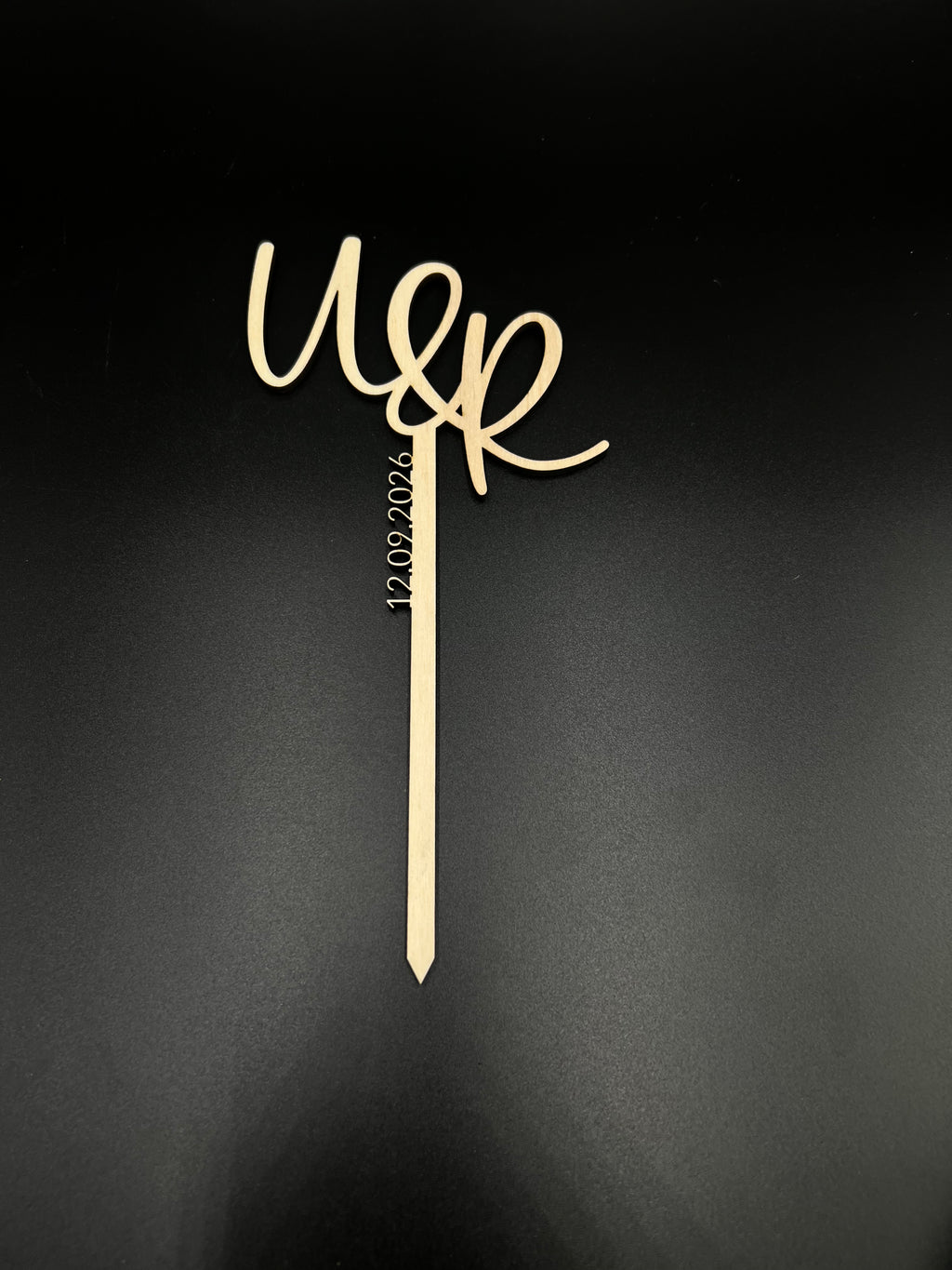 Cake Topper "Initials"