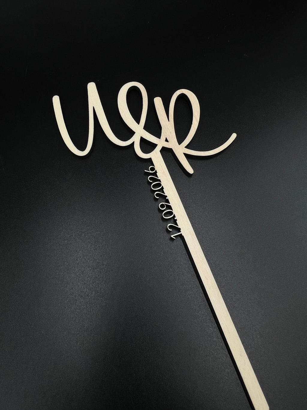 Cake Topper "Initials"
