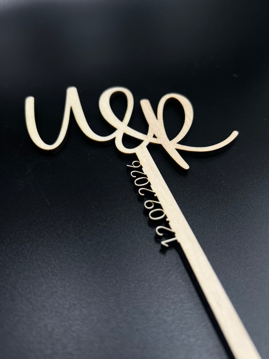 Cake Topper "Initials"