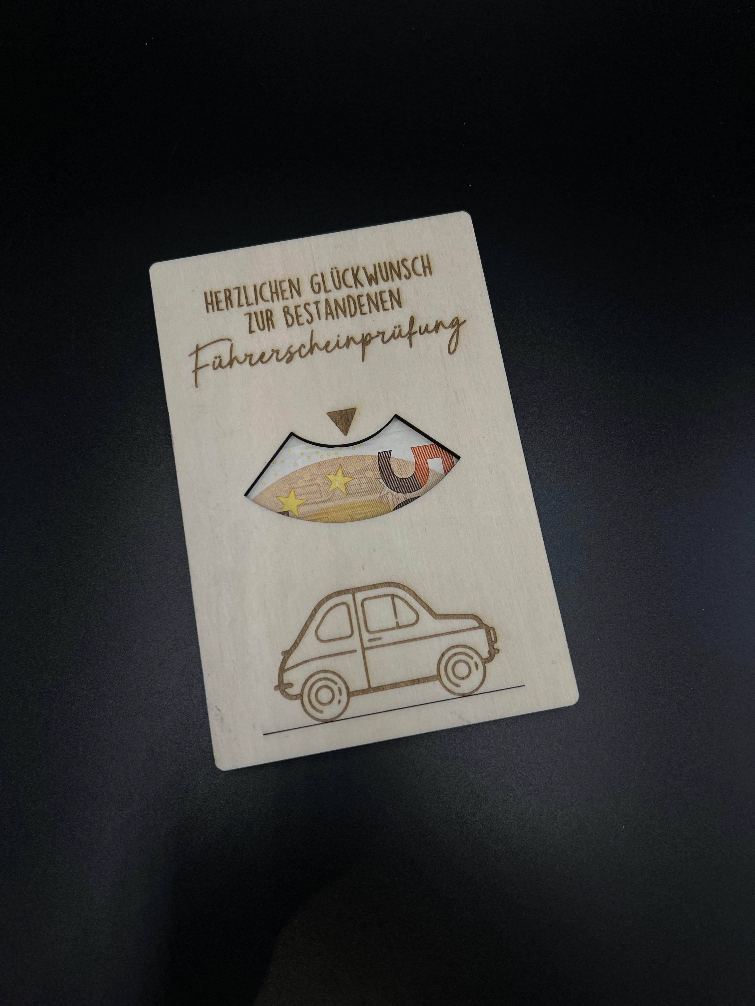 Geldgeschenk "Ready to Drive"