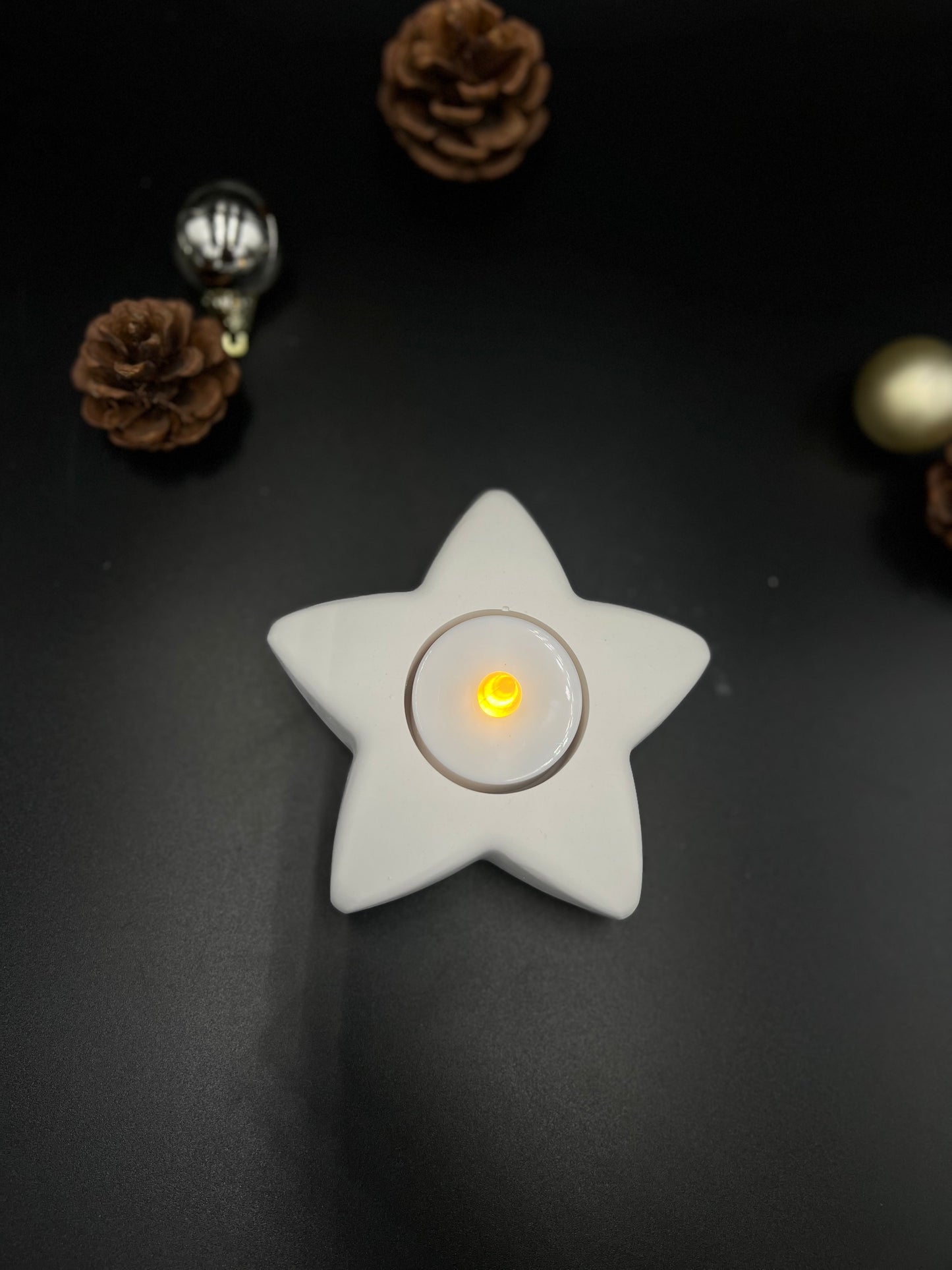 Sternenlicht Teelichthalter