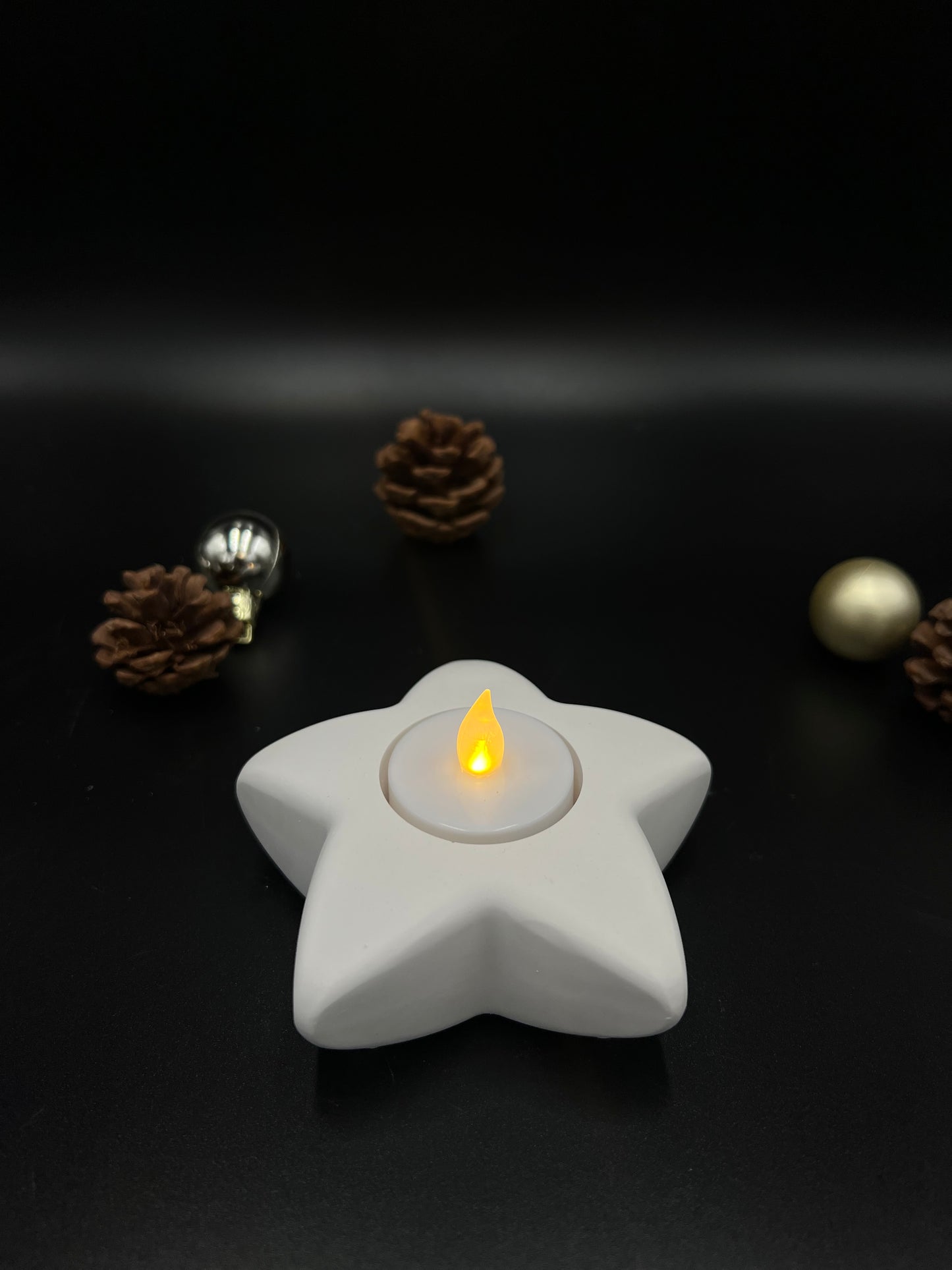 Sternenlicht Teelichthalter
