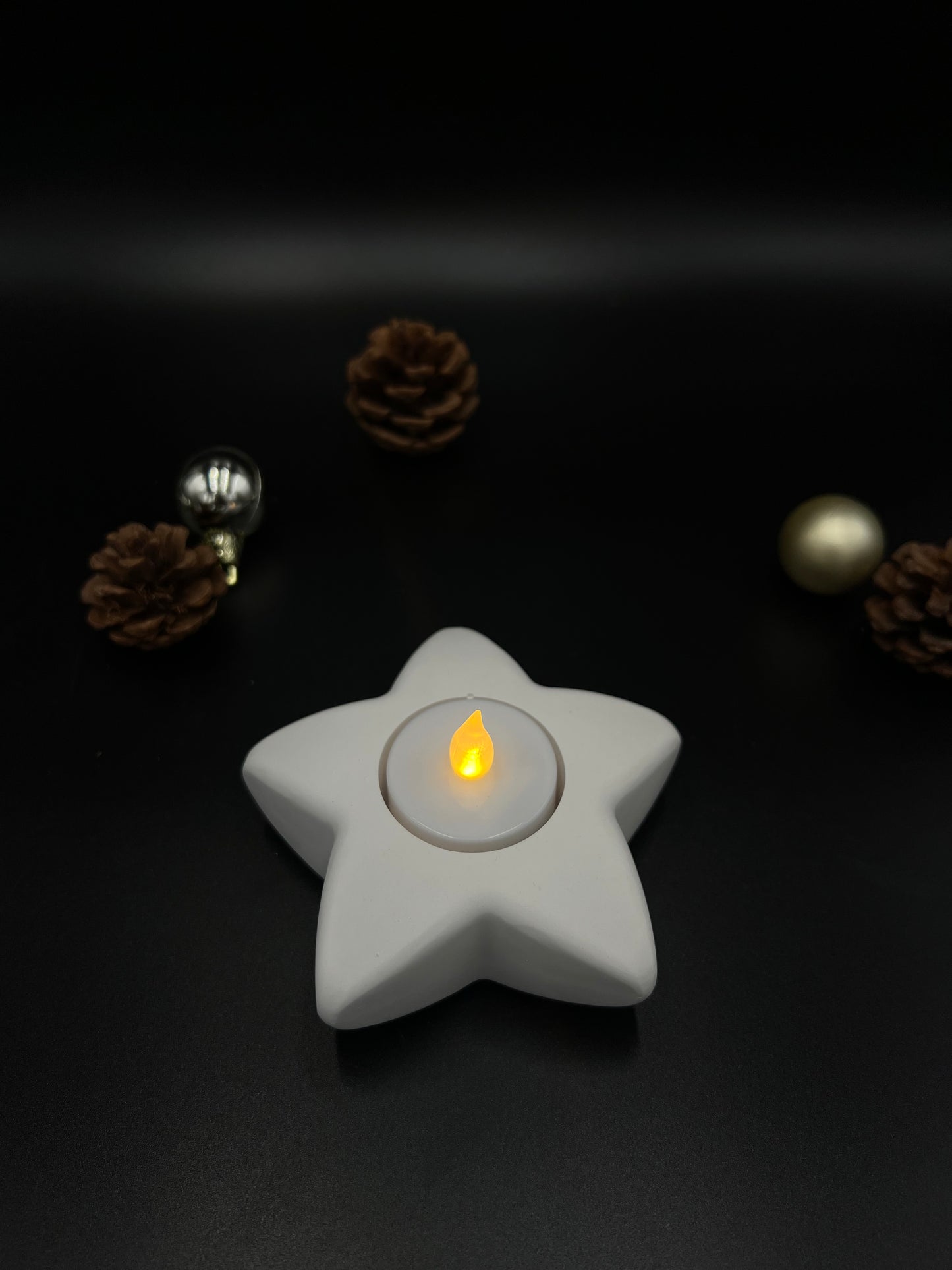 Sternenlicht Teelichthalter